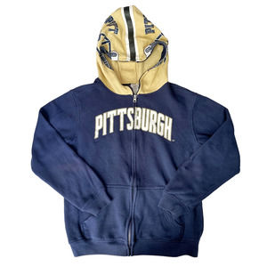 🛍️ Genuine Stuff Vintage Pitt Panthers Zip Hoodie Boys Size Large (14/16)